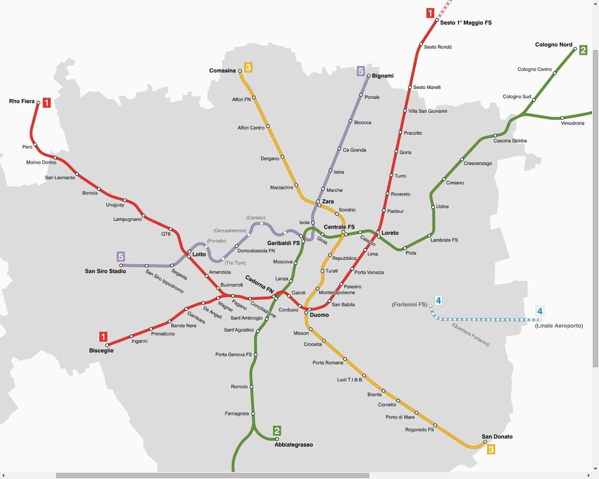 แผนที่ของเอทีเอ็มแปดรายชื่อเท่า milano กระเช้า