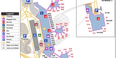 Milano นแผนที่สนามบิน
