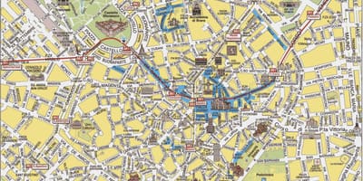 Milano แผนที่อิตาลี