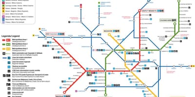 แผนที่ของ lampugnano รถบัสสถานีมิลาน