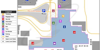 มิลาน linate แผนที่