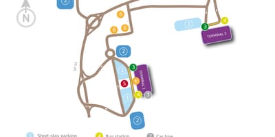 มิลาน malpensa เทอร์มินัล 1 บนแผนที่