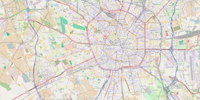 แผนที่ของ milano rogoredo ที่สถานีรถไฟ