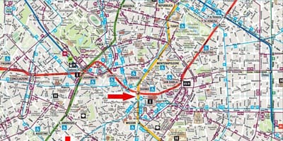 มิลาน navigli แผนที่