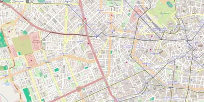 ซาน siro แผนที่มิลาน